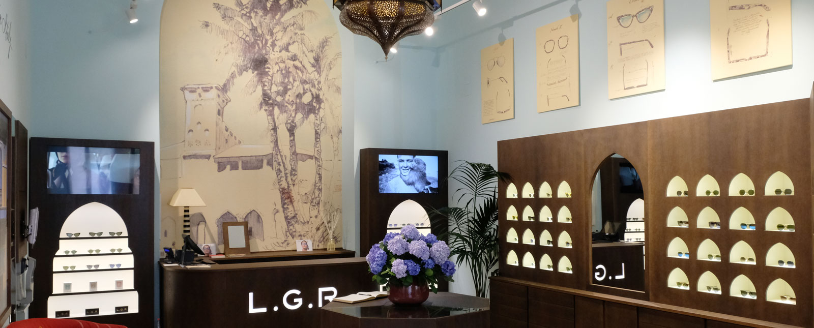 l.g.r Rome opening event